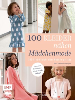 cover image of 100 Kleider nähen – Mädchenmode